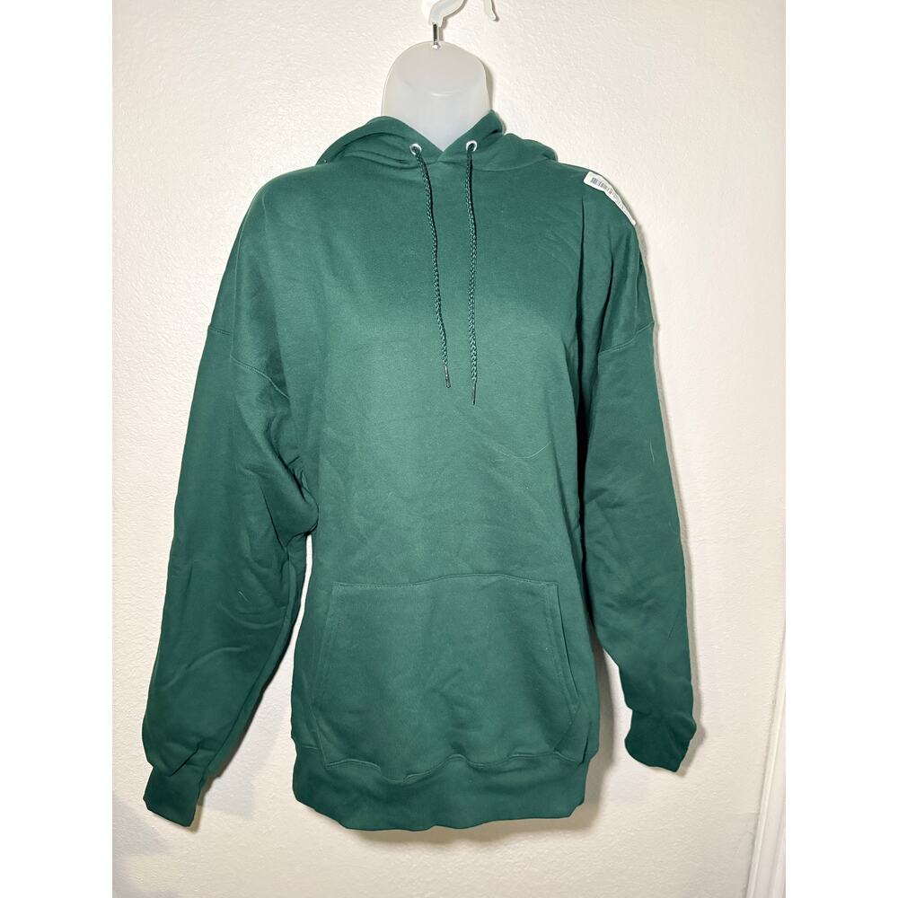 Hanes Pullover Hoodie - Deep Forest Green, Size XL